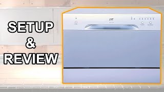 SPT Countertop Dishwasher Setup amp Review  For Small Kitchens [upl. by Ellecrag]