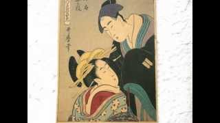 Ukiyoe by Kitagawa Utamaro  Woodblock Prints in Japan [upl. by Idyak]