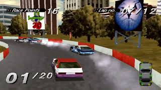 Destruction Derby Gameplay PS1 [upl. by Rose]