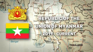 Historical anthem of Myanmar Burma [upl. by Yliak977]