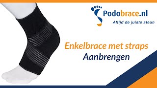 Enkelbrace met straps aanbrengen  Tutorial [upl. by Aniham]