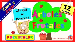 ARBOLES FRUTALES Para Niños Aprende en Casa [upl. by Ambrose]