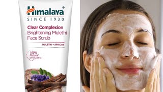 Himalaya Clear Complexion Brightening Mulethi Face Scrub Honest Review [upl. by Atcliffe]