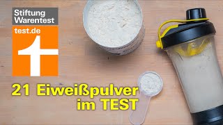 Test Eiweißpulver 4 Proteinpulver schadstoffbelastet  21 ProteinShakes getestet Whey Protein [upl. by Latea]