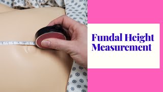 HOW TO MEASURE FUNDAL HEIGHTSKILL DEMO [upl. by Atsirhcal695]