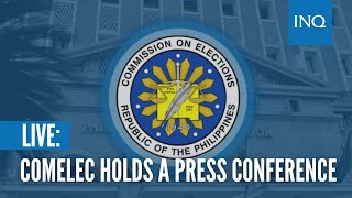 LIVE Comelec holds a press conference [upl. by Maridel]