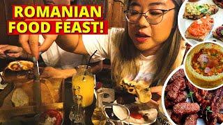 Insanely delicious ROMANIAN FOOD FEAST🇹🇩 [upl. by Faydra]