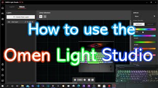 How to Use the Omen Light Studio [upl. by Otinauj533]