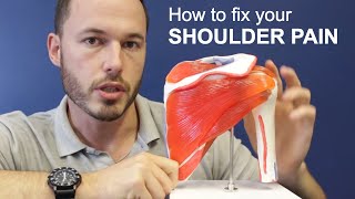 How to Fix Shoulder PainImpingement 5 Easy Steps [upl. by Werdn]