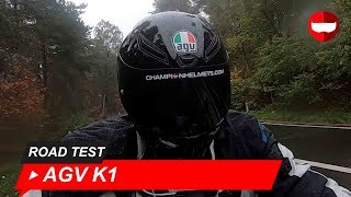 AGV K1 FullFace Helmet Road Test ChampionHelmetscom [upl. by Tammara34]