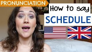 How to Pronounce SCHEDULE US UK amp Australian pronunciation [upl. by Malena730]