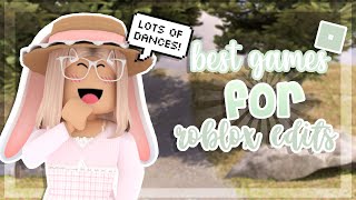 BEST games for ROBLOX EDITS  clxmsylivv [upl. by Domenico]