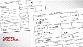 Correcting IRS Form 1099s [upl. by Alleunam]