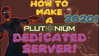 HOW TO MAKE A PLUTONIUM BO2 ZOMBIES  REG DEDICATED SERVER [upl. by Alleyne]