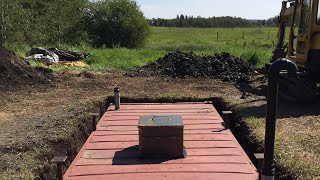 Root cellar build from shipping container part 1 [upl. by Scribner]