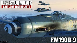 IL2 Sturmovik Battle of Bodenplatte Focke Wulf Fw190 D9 Airfield Attack [upl. by Alleris]