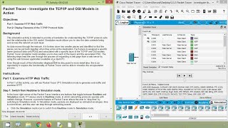 355 Packet Tracer  Investigate the TCPIP and OSI Models in Action [upl. by Kirenoj851]