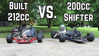 Yard Kart Racing Head to Head  200cc vs 212cc [upl. by Nad976]