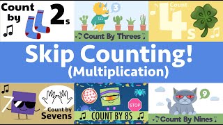 Skip Counting Songs  Multiplication Songs Compilation [upl. by Anikes]