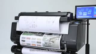 Canon imagePROGRAF TX5300 MFP T36 ScantoCopyFileShareCloud amp Print System [upl. by Althea623]