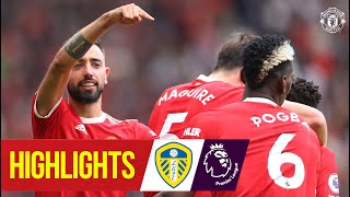 Bruno and Pogba star as five star United beat Leeds  Manchester United 51 Leeds  Highlights [upl. by Eneroc]