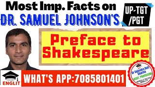 Preface to Shakespeare by Dr Samuel Johnson [upl. by Nathanael]