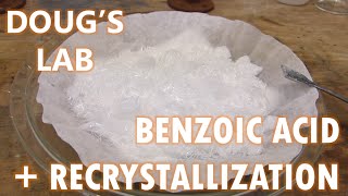 Benzoic Acid Recrystallization and Solubility vs pH [upl. by Arikahc]