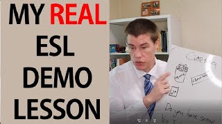 Real ESL Demo Lesson [upl. by Dobb]