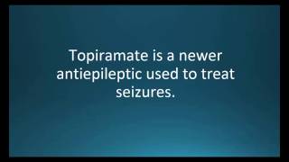 How to pronounce topiramate Topamax Memorizing Pharmacology Flashcard [upl. by Lyrrad]