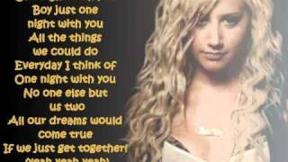 Ashley Tisdale He said she said LYRICS [upl. by Helsell835]