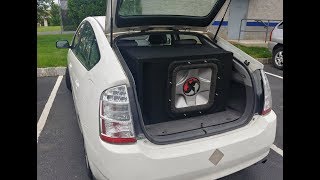 Kicker Solo x 18quot In A Prius [upl. by Aserej]