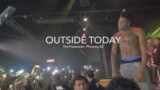 NBA YoungBoy Performing quotOutside Todayquot Live In Concert in Phoenix AZ The Pressroom [upl. by Enaywd]