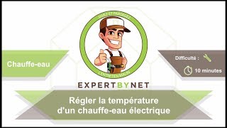 Comment régler la température dun chauffe eau électrique  Tutoriel [upl. by Nissa]