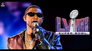 Usher 2024 Super Bowl Halftime Show FULL PERFORMANCE [upl. by Ennaxor]