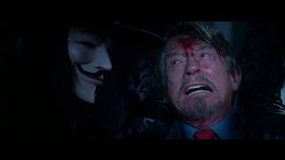 V for Vendetta  Final Fight Scene Mr Creedy [upl. by Zack]