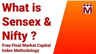 What is Sensex amp Nifty   Free Float Market Capital Index Methodology  Simplified [upl. by Damour]