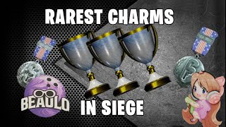 10 RAREST CHARMS EVER IN SIEGE [upl. by Boccaj269]