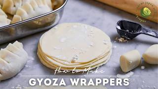 Homemade Gyoza Wrappers That Beat StoreBought Every Time [upl. by Johnette]