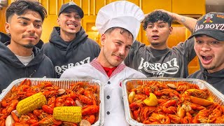 MAKING THE BEST CRAWFISH BOIL FT LOS BOYZ [upl. by Eibmab86]