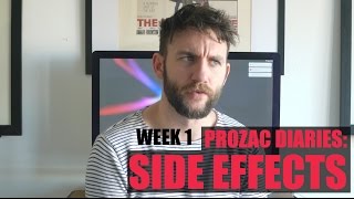 PROZAC DIARIES Week 1 on FLUOXETINE  SIDE EFFECTS [upl. by Meerak]