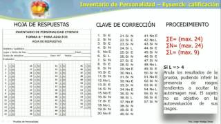 SESION 6 INTERPRETACION INVENTARIO EYSENK  B [upl. by Rramal483]