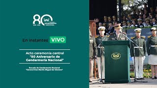 Acto 80 Aniversario Gendarmeria Nacional  En VIVO [upl. by Atnaloj693]