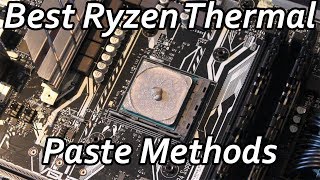 Best Ryzen Thermal Paste Application Methods [upl. by Harness]