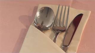 How To Do Paper Napkin Folding [upl. by Enatan]