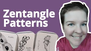 9 Easy Zentangle Patterns for Beginners  Organic amp Botanical [upl. by Hgielrac]