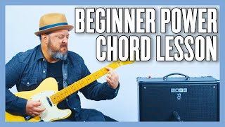 Your Very First Guitar Power Chord Lesson [upl. by Nolos]