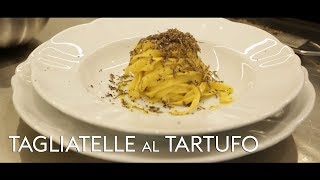 Tagliatelle al Tartufo Nero Preparazione Chef Roberto Dormicchi [upl. by Theola18]