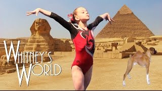 How to do a Front Walkover  Gymnastics at the Pyramids  Whitney [upl. by Selokcin652]