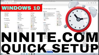 Setup A New Windows 10 Computer Quickly And Correctly With Ninite [upl. by Ardiek]