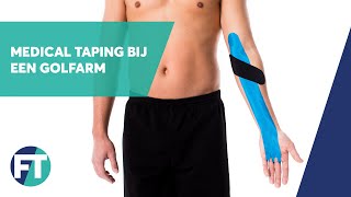 Hoe tape je een golfarm  Medical Taping  FysioTape [upl. by Us]